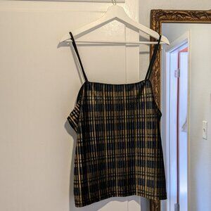 Madewell Texture and Thread velvet skirt and top
